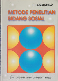 Image of Metode Penelitian Bidang Sosial
