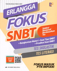 Image of Erlangga Fokus SNBT (Seleksi Nasional Berdasarkan Tes)