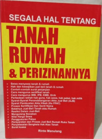 Image of Segala Hal Tentang Tanah Rumah & Perizinannya